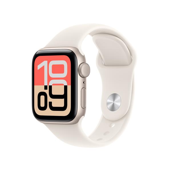APPLE WATCH Apple Watch SE 3 GPS, Cassa 40 mm in alluminio galassia con Cinturino Sport galassia - S/M