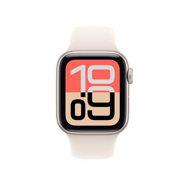 Apple Watch SE 3 GPS, Cassa 40 mm in alluminio galassia con Cinturino Sport galassia - S/M 3