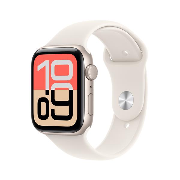 APPLE WATCH Apple Watch SE 3 GPS, Cassa 44 mm in alluminio galassia con Cinturino Sport galassia - M/L