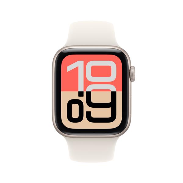 Apple Watch SE 3 GPS, Cassa 44 mm in alluminio galassia con Cinturino Sport galassia - M/L 2