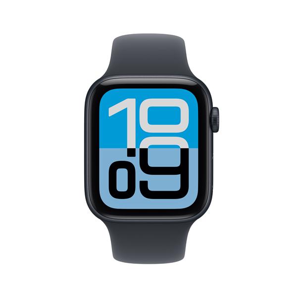 Apple Watch SE 3 GPS, Cassa 44 mm in alluminio mezzanotte con Cinturino Sport mezzanotte - M/L 2