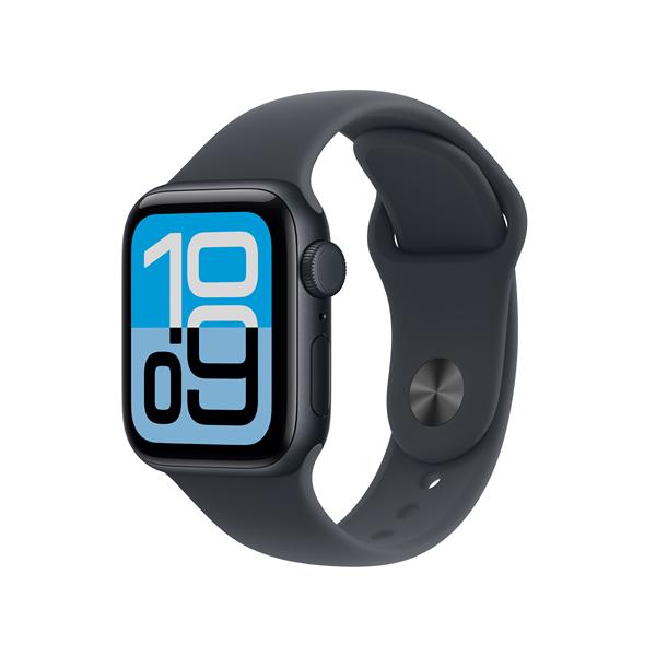 APPLE WATCH Apple Watch SE 3 GPS + Cellular, Cassa 40 mm in alluminio mezzanotte con Cinturino Sport mezzanotte - M/L