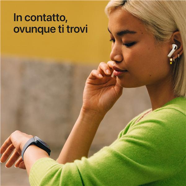 Apple Watch SE 3 GPS + Cellular, Cassa 40 mm in alluminio mezzanotte con Cinturino Sport mezzanotte - M/L 4
