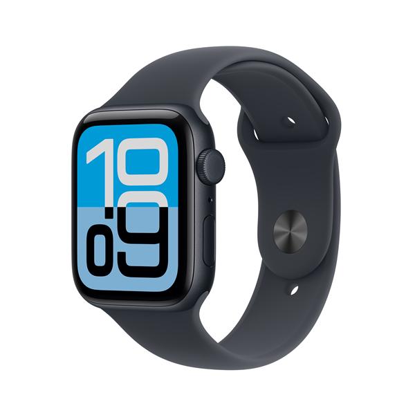 APPLE WATCH Apple Watch SE 3 GPS + Cellular, Cassa 44 mm in alluminio mezzanotte con Cinturino Sport mezzanotte - M/L