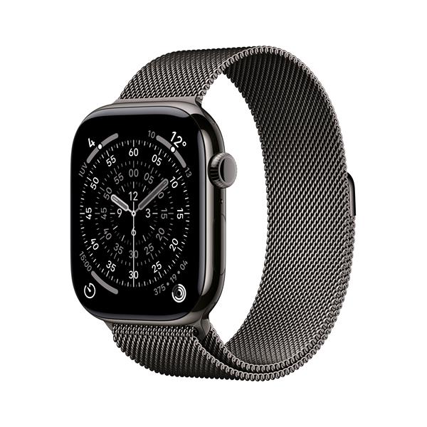 APPLE WATCH Apple Watch Series 11 GPS + Cellular, Cassa 46 mm in titanio ardesia con Loop in maglia milanese ardesia - M/L