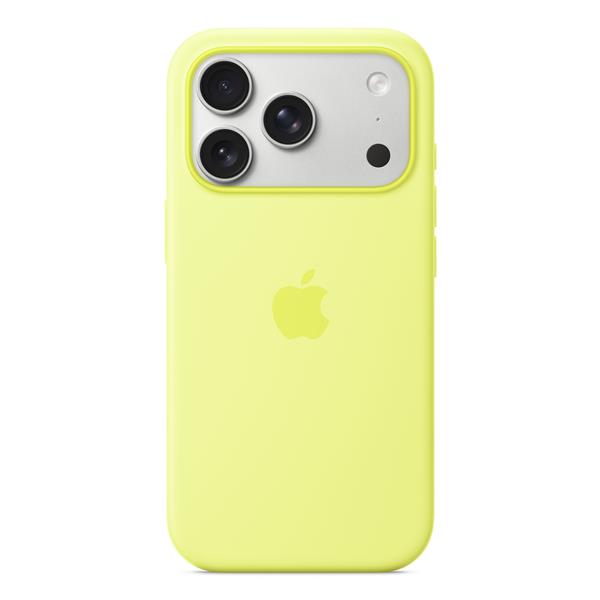APPLE TELEFONIA Custodia MagSafe in silicone per iPhone 17 Pro - Giallo neon