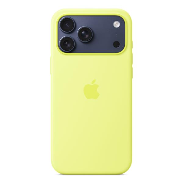 APPLE TELEFONIA Custodia MagSafe in silicone per iPhone 17 Pro Max - Giallo neon