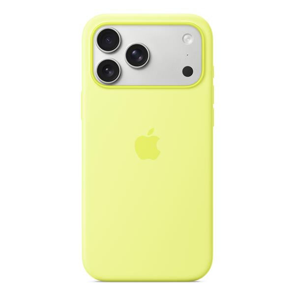 Custodia MagSafe in silicone per iPhone 17 Pro Max - Giallo neon 2
