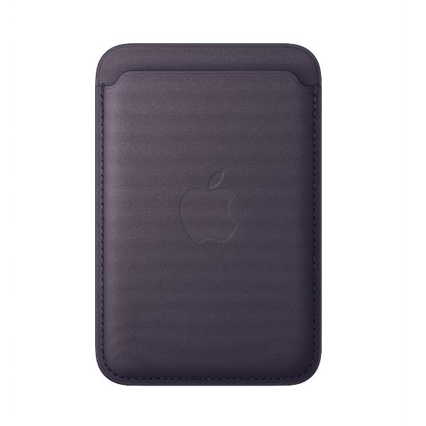 APPLE TELEFONIA Portafoglio MagSafe in tessuto FineWoven per iPhone - Viola mezzanotte