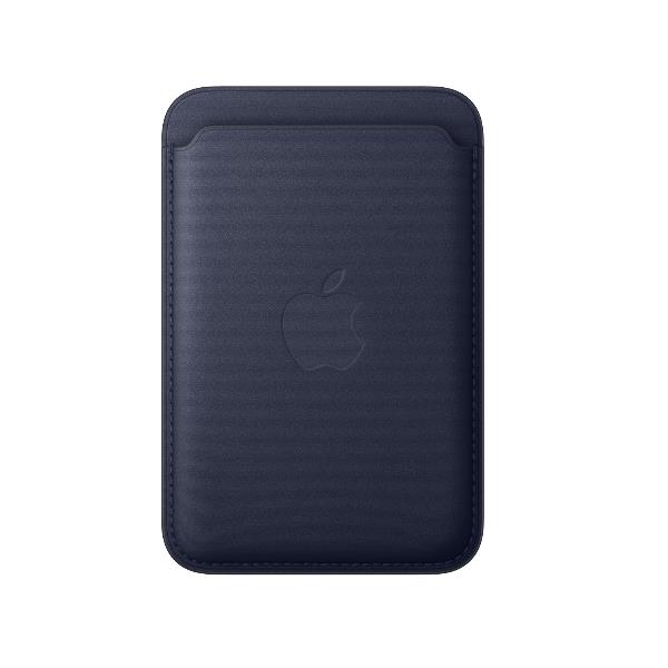 Portafoglio MagSafe in tessuto FineWoven per iPhone - Blu navy 2