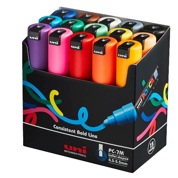 Osama POSCA LARGE - ASTUCCIO 15 MARCATORI