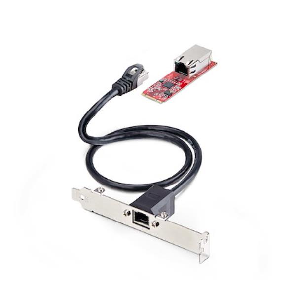 Scheda di Rete M.2 2280 2.5GbE a 1 porta, velocità multi-Gigabit (2.5G/1G/100M/10M), NIC NBASE-T (802.3bz), M.2 B+M Key, Interfaccia Ethernet PCIe per PC SFF/Desktop 2