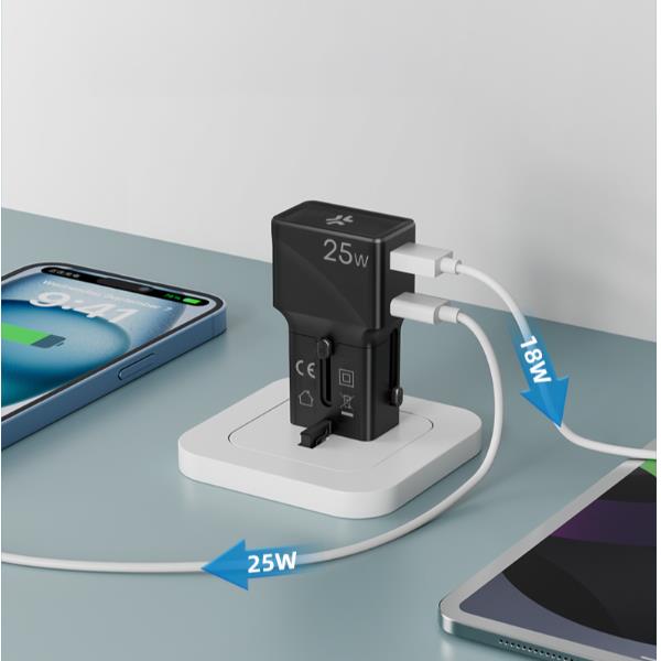 MULTIPLUGSL25W - 25W Multiplug Slim Travel Charger 4