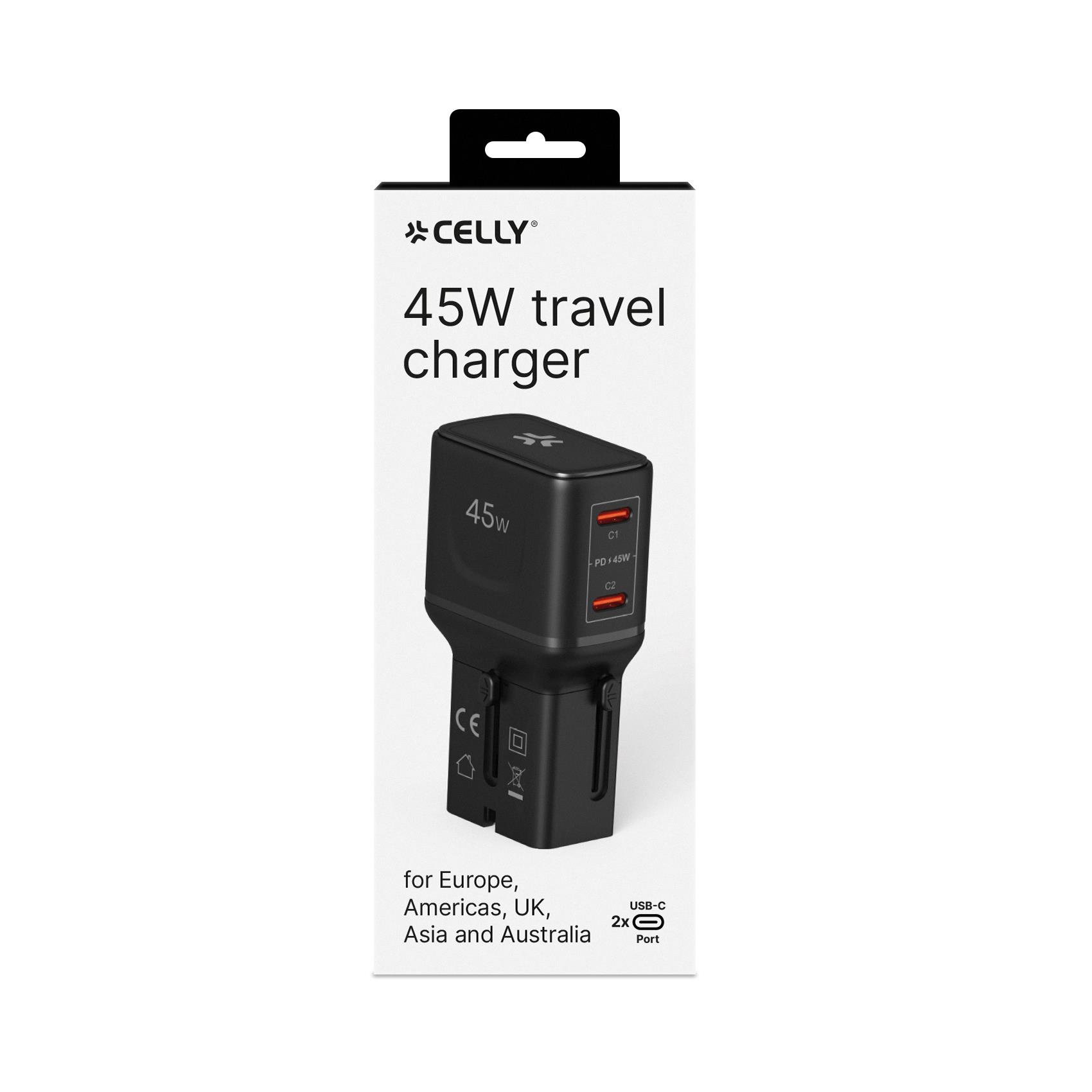 MULTIPLUGSL45W - 45W Multiplug Slim Travel Charger 9