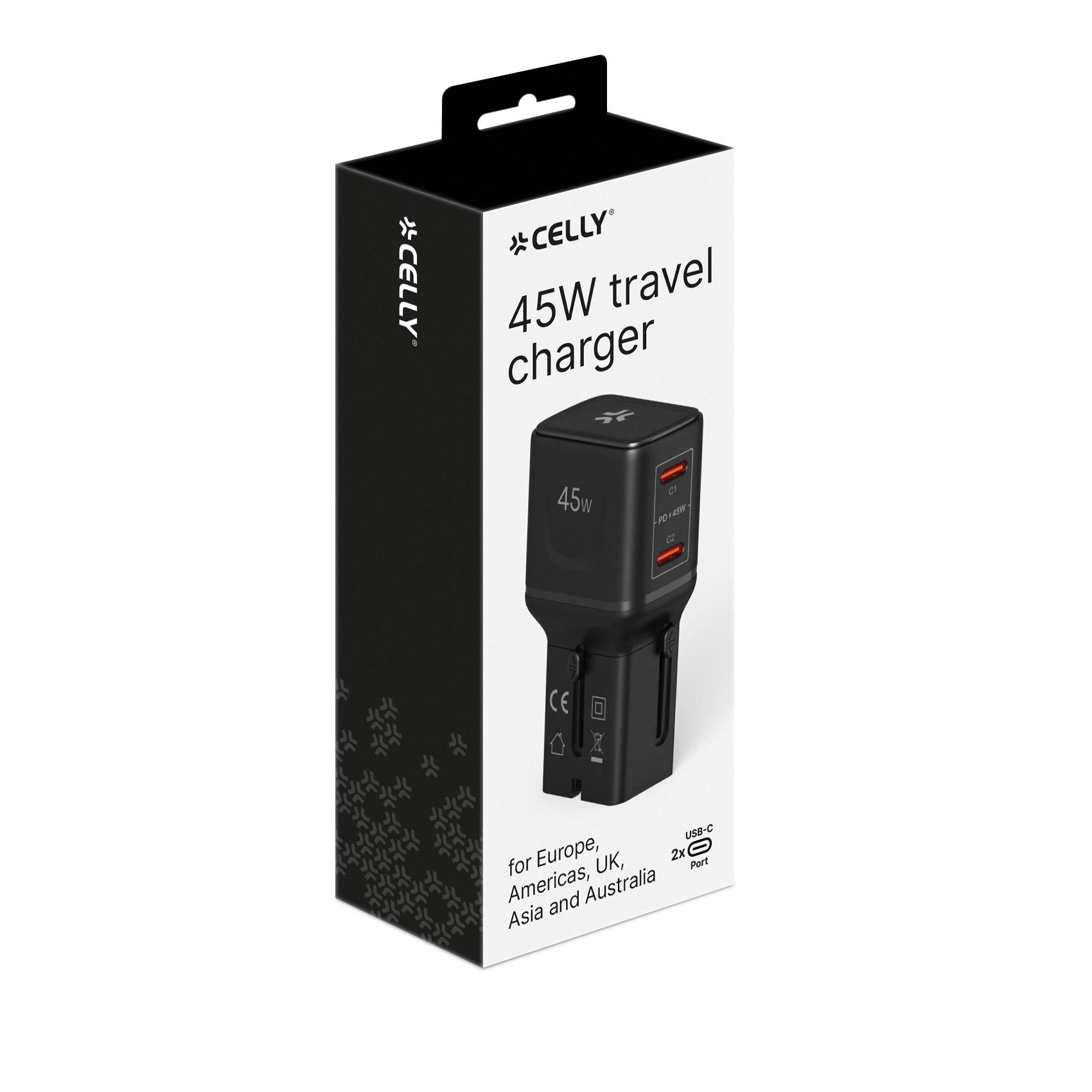 MULTIPLUGSL45W - 45W Multiplug Slim Travel Charger 10