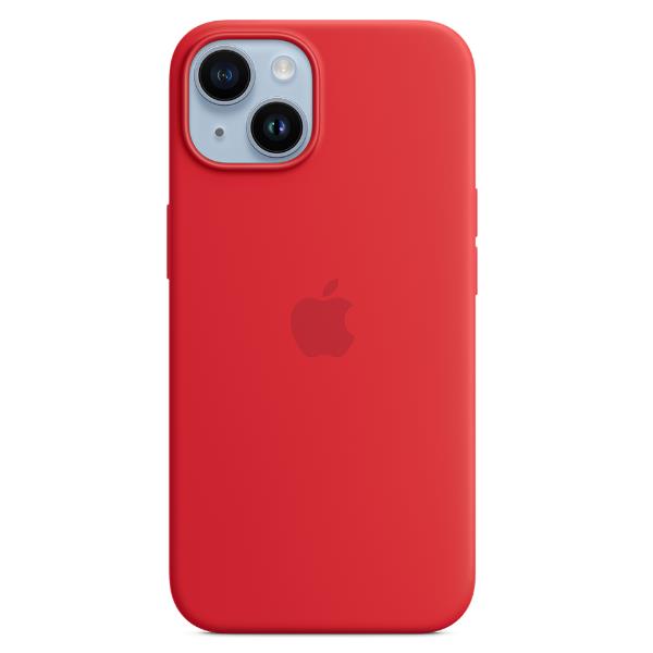 APPLE TELEFONIA Custodia MagSafe in silicone per iPhone 14 - (PRODUCT)RED