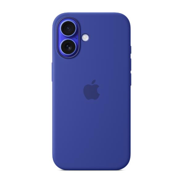 Custodia MagSafe in silicone per iPhone 16 - Blu oltremare 2