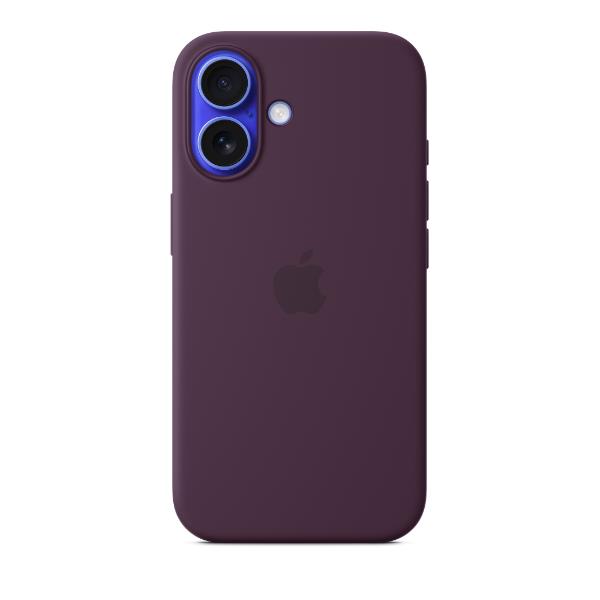 Custodia MagSafe in silicone per iPhone 16 Plus - Prugna 2
