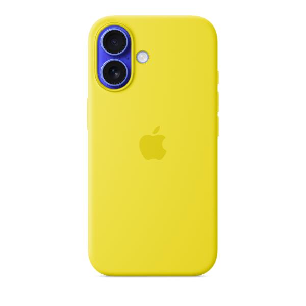 Custodia MagSafe in silicone per iPhone 16 Plus - Giallo carambola 2
