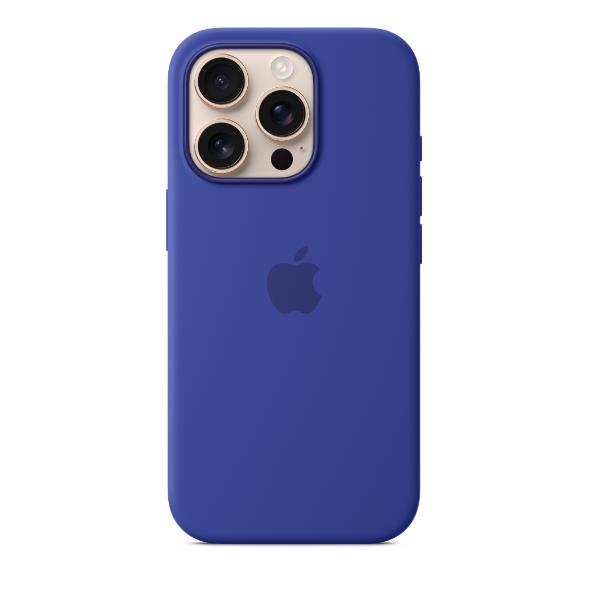 APPLE TELEFONIA Custodia MagSafe in silicone per iPhone 16 Pro Max - Blu oltremare