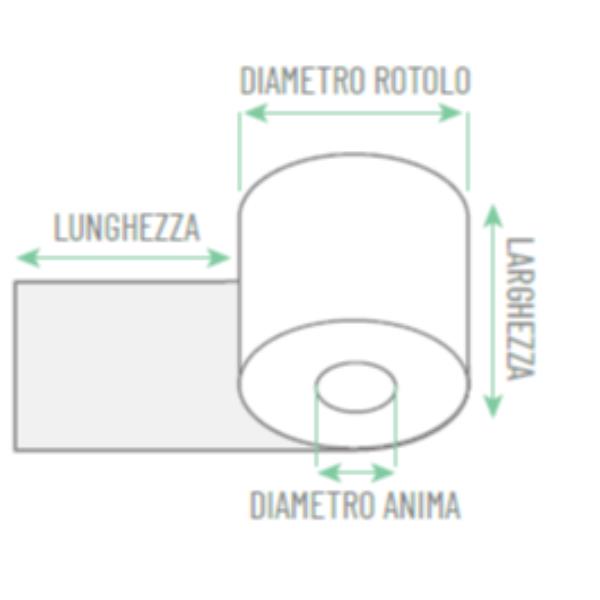 ROTOLO CASSA OMOLOGATO 57mm x 30mt 3