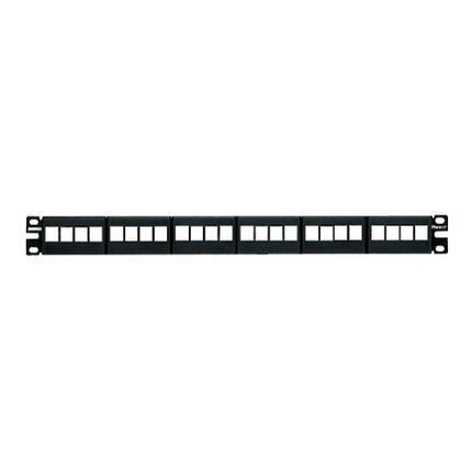 PANNELLO 1U PER 24 RJ45U NETKEY NERO 2