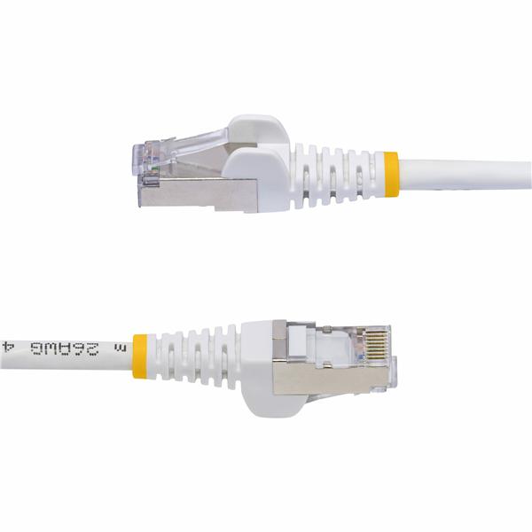 Cavo Ethernet CAT8 bianco da 50cm, Snagless RJ45, 25G/40G 2