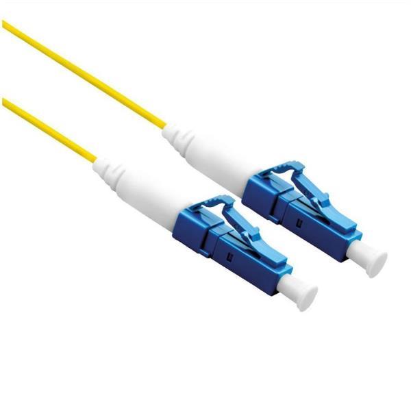 NILOX TECH - Cavo Fibra 9/125µm, lunghezza cavo 10 mt, rivestimento "Low-Smoke Zero-Halogen", cavo ad unica fibra Simplex, connettori LC/LC, UPC 2