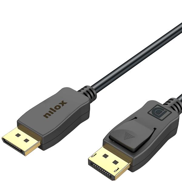 NILOX PC COMPONENTS NILOX TECH - Cavo DisplayPort 1.4, fino a 8k lunghezza 2 metri