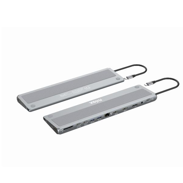 NILOX PC COMPONENTS NILOX TECH - Docking USBC stand Universal 13in1