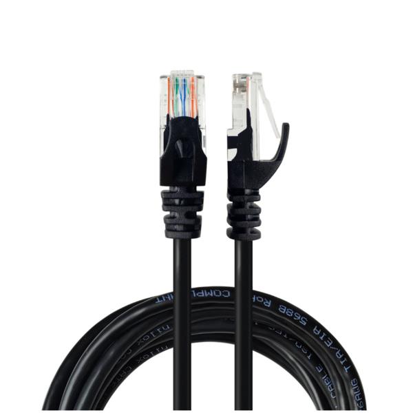 NILOX PC COMPONENTS NILOX TECH - Cavo di rete Ethernet RJ45 UTP CAT 6, lunghezza cavo 0.5 mt, materiale CCA (lega di Alluminio/Rame), maschio a maschio, flessibile e durevole