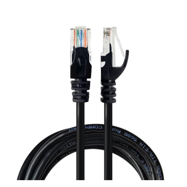 NILOX PC COMPONENTS NILOX TECH - Cavo di rete Ethernet RJ45 UTP CAT 6, lunghezza cavo 1 mt, materiale CCA (lega di Alluminio/Rame), maschio a maschio, flessibile e durevole