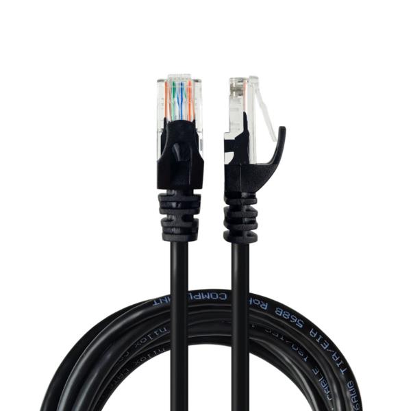 NILOX PC COMPONENTS NILOX TECH - Cavo di rete Ethernet RJ45 UTP CAT 6, lunghezza cavo 2 mt, materiale CCA (lega di Alluminio/Rame), maschio a maschio, flessibile e durevole