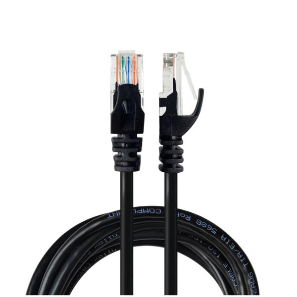 NILOX PC COMPONENTS NILOX TECH - Cavo di rete Ethernet RJ45 UTP CAT 6, lunghezza cavo 5 mt, materiale CCA (lega di Alluminio/Rame), maschio a maschio, flessibile e durevole