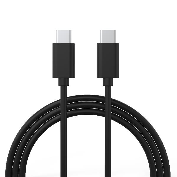 NILOX TECH - Caricabatteria da rete, tecnologia GaN, potenza massima 100 Watt, 4 porte totali, cavo USB-C a USB-C incluso, lunghezza cavo 2 metri, protezioni da cortocircuito 2
