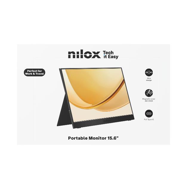 NILOX TECH - Monitor Portatile 15.6” IPS 60HZ Full HD 7