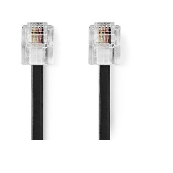 NILOX PC COMPONENTS NILOX TECH - Cavo di rete Ethernet RJ11, maschio a maschio, lunghezza cavo 2 mt