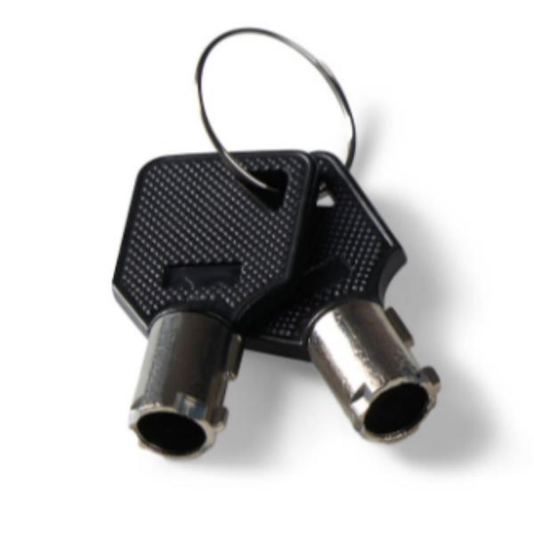NILOX TECH - Cavo sicurezza con chiave, lunghezza cavo 1.8 mt, 2 chiavi in dotazione, slot K di sicurezza standard Kensington da 7.3mm 7