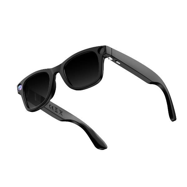 NILOX SPORT NILOX – Smartglasses con fotocamera integrata, Intelligenza Artificiale, audio Open Ear, microfono integrato e lenti PC anti-blue light e UV400