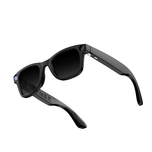 NILOX – Smartglasses con fotocamera integrata, Intelligenza Artificiale, audio Open Ear, microfono integrato e lenti PC anti-blue light e UV400 3
