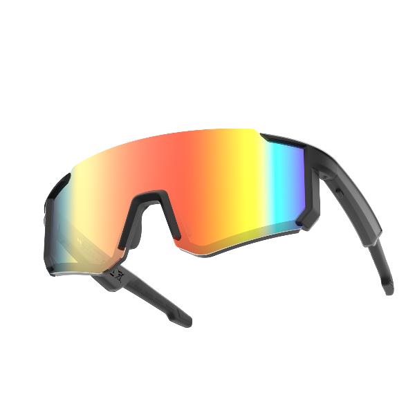 NILOX – Smartglasses sportivi GLEN con audio Open Ear, microfono integrato e lenti PC anti-blue light e UV400 2