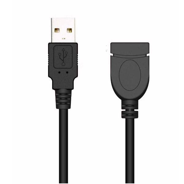 NILOX PC COMPONENTS NILOX TECH - Cavo di estensione con connettore USB A 2.0 a connettore USB-A 2.0, maschio a femmina, lunghezza cavo 1.8 mt
