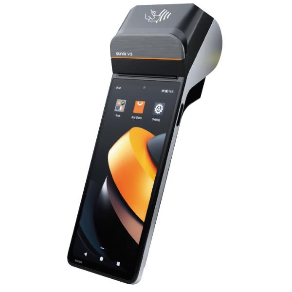 V3 DISPLAY 6,75" , WIFI, LTE, BTLE, 3GB/32GB, DOPPIA CAM, STAMPANTE 58MM, NFC, ANDROID 13 GMS 4