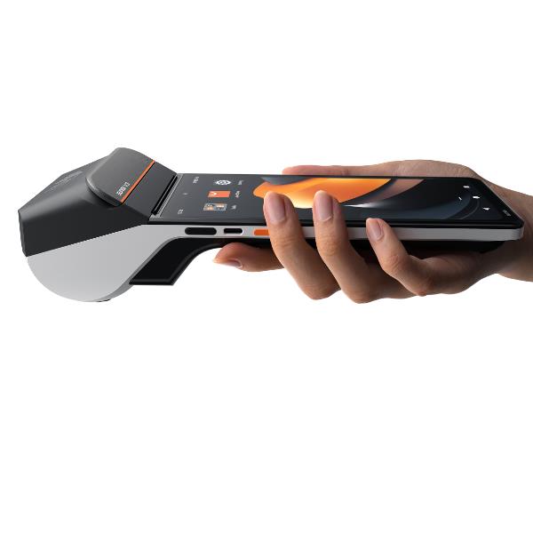 V3H DISPLAY 6,75", 2D SCANNER, STAMPANTE DA 58MM INTEGRATA (RICEVUTE / ETICHETTE), WIFI, BTLE, LTE, FINGERPRINT, ANDROID 13 GMS 3