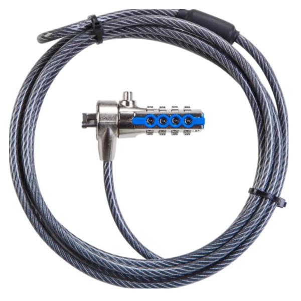TARGUS Targus DEFCON™ T-Lock – Cavo di Sicurezza con Combinazione Reimpostabile per Laptop e Desktop