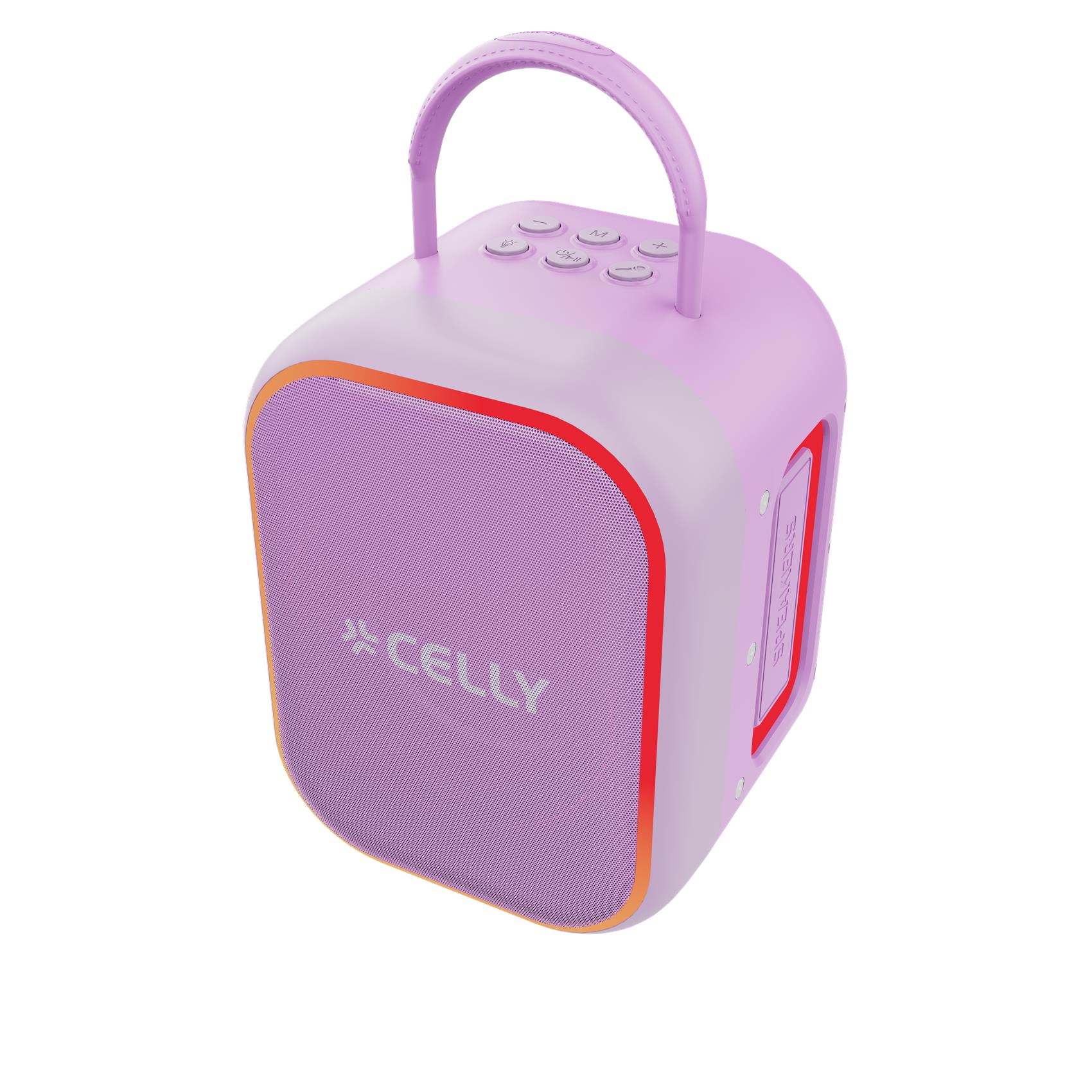 CELLY PARTYKIDS2 - 10W Wireless Speaker with 2 microphones [PARTY COLLECTION]