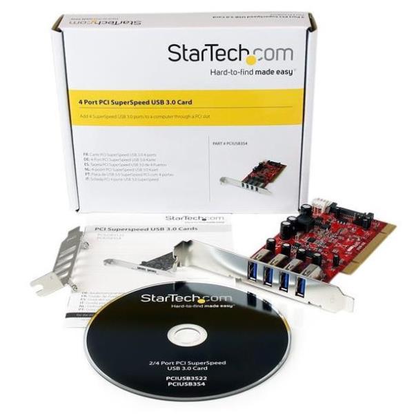 Scheda PCI a 4 porte USB 3.0 4