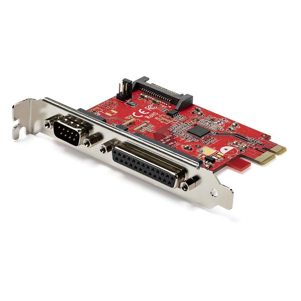 StarTech Scheda adattatore PCI Express Combo con 1 porta parallela DB25 e 1 porta seriale RS232