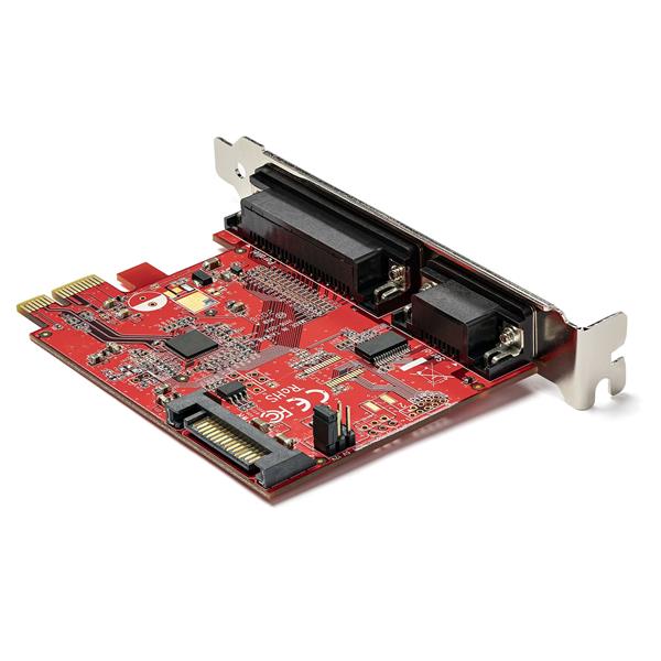 Scheda adattatore PCI Express Combo con 1 porta parallela DB25 e 1 porta seriale RS232 3