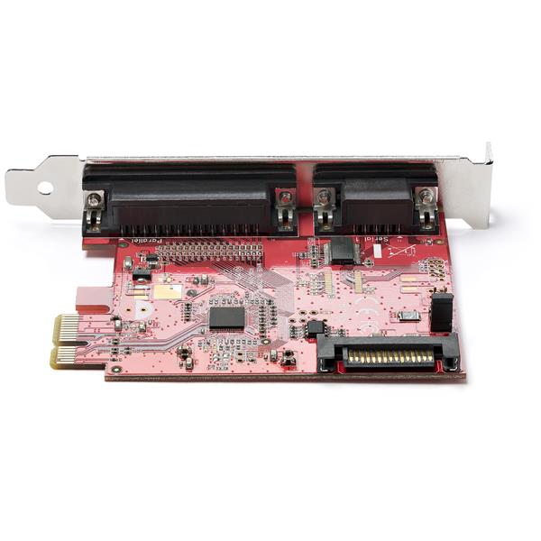 Scheda adattatore PCI Express Combo con 1 porta parallela DB25 e 1 porta seriale RS232 4